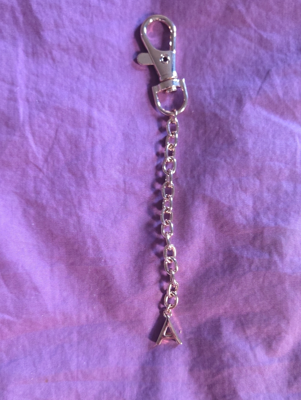 Avon Studio 1886 Gold Letter A Charm Key Fob Chain In Gift Box Unisex NWT